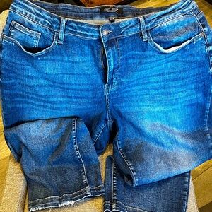 Judy Blue Wide Leg Crop Jeans